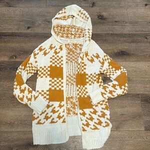 Rewind hoodie knit‎ cardigan small